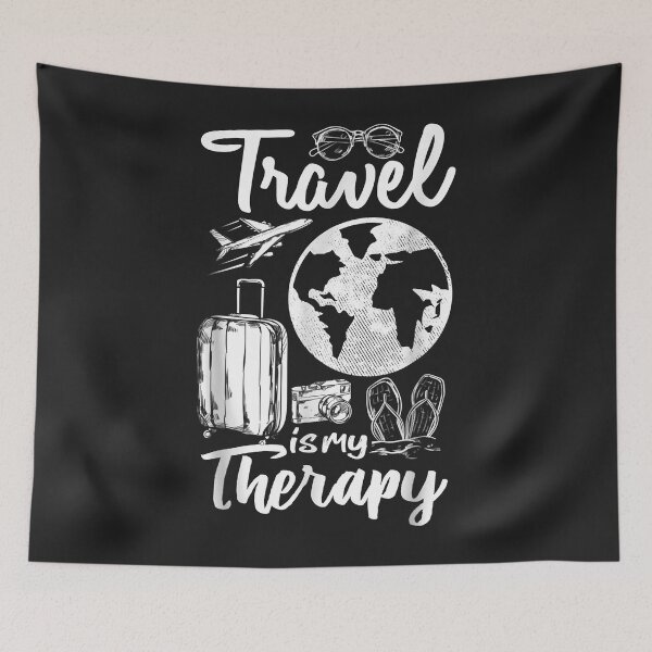 Item preview, Traveling Camping Trip World Traveler Travel Is My Therapy designed and sold by JeffreyMCombs.