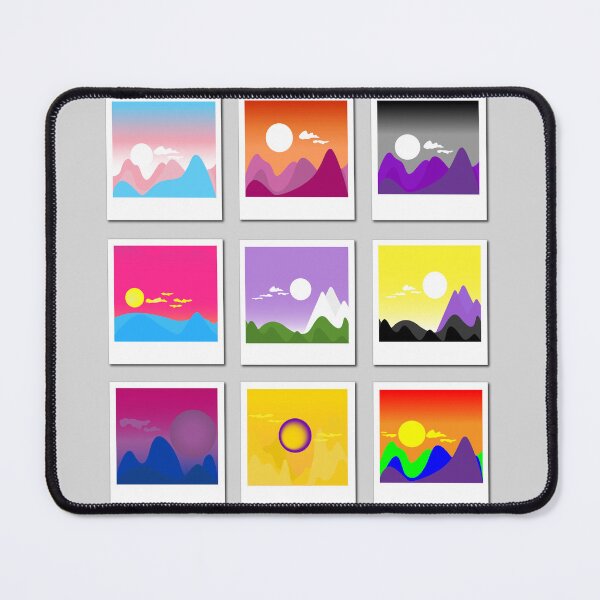 Item preview, Discreet pride flags landscape designed and sold by Novel-ty.