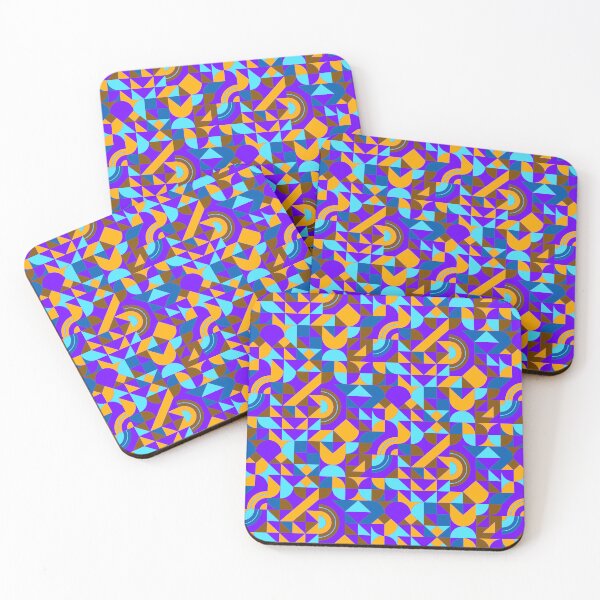 Item preview, geometric colorful patterns conceptual Art - Abstract Neo Geo graphic design designed and sold by Design Repo.
