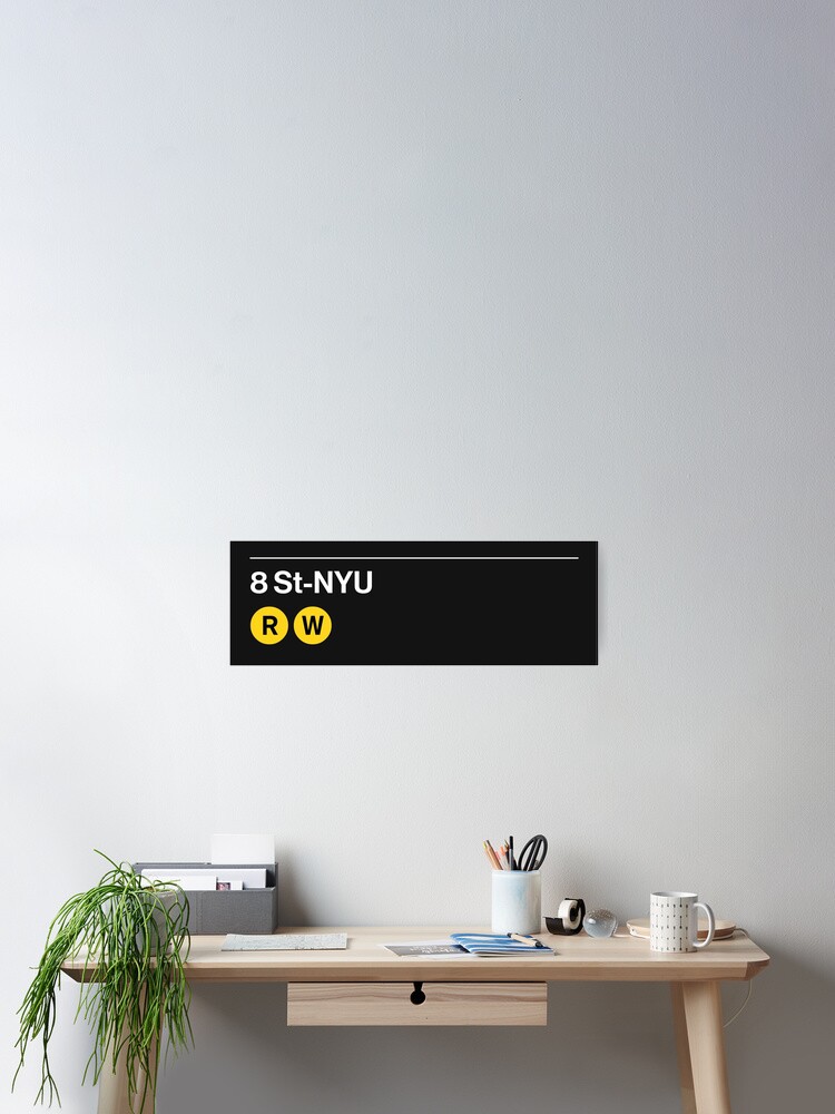Thumbnail 1 von 3, Poster, 8 St NYU-Station designt und verkauft von MTA-NY.