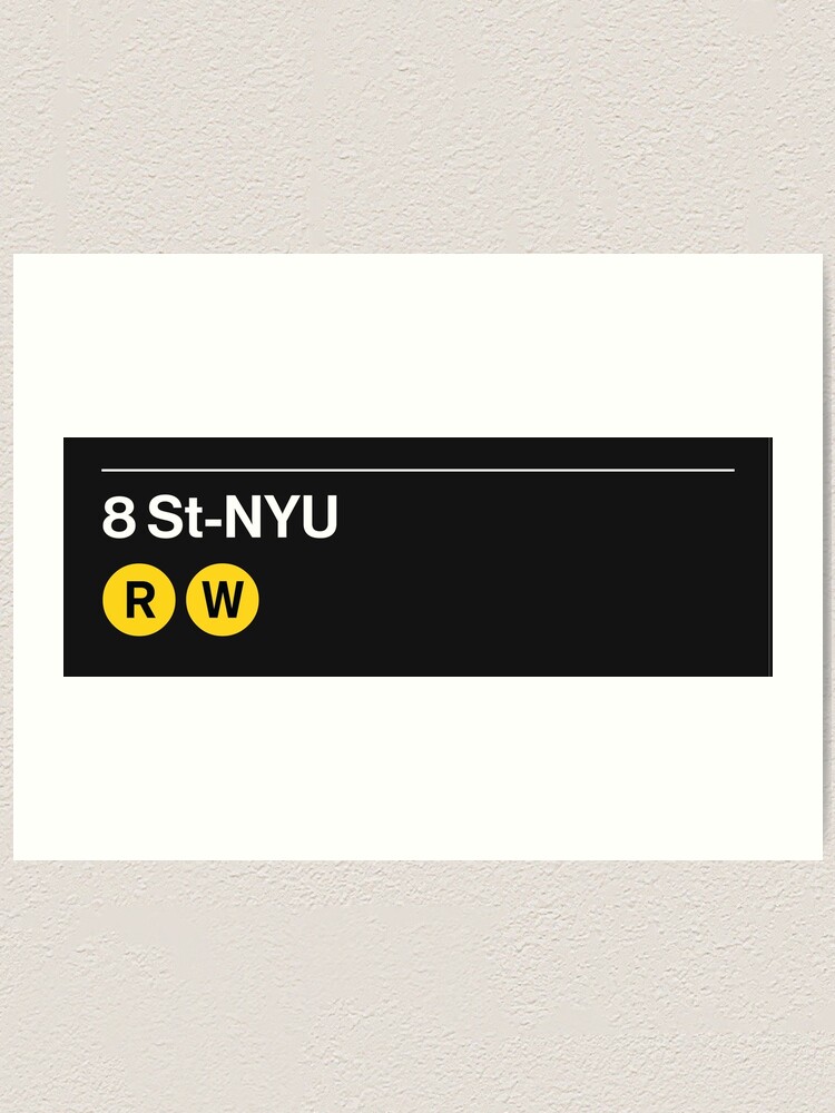 Thumbnail 2 von 3, Kunstdruck, 8 St NYU-Station designt und verkauft von MTA-NY.