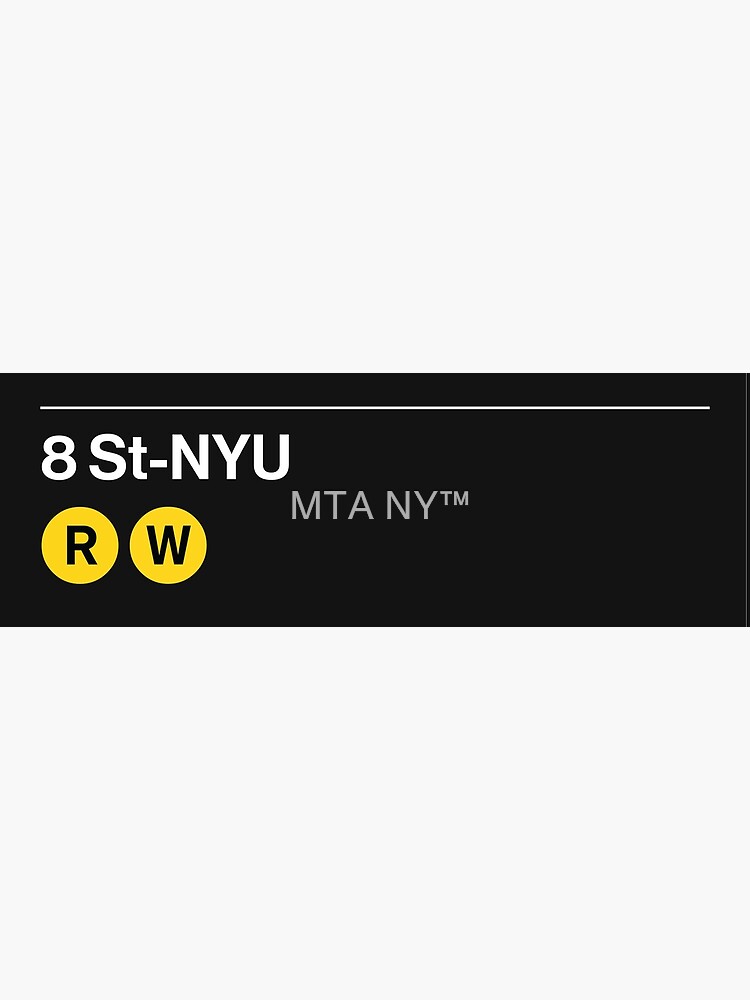 Thumbnail 3 von 3, Fotodruck, 8 St NYU-Station designt und verkauft von MTA-NY.