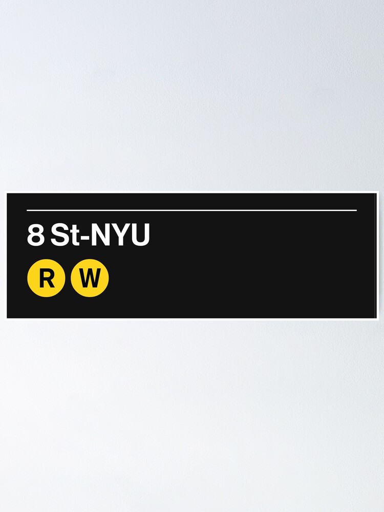 Thumbnail 2 von 3, Poster, 8 St NYU-Station designt und verkauft von MTA-NY.