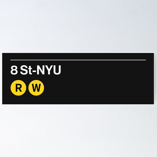 8 St NYU Station Poster