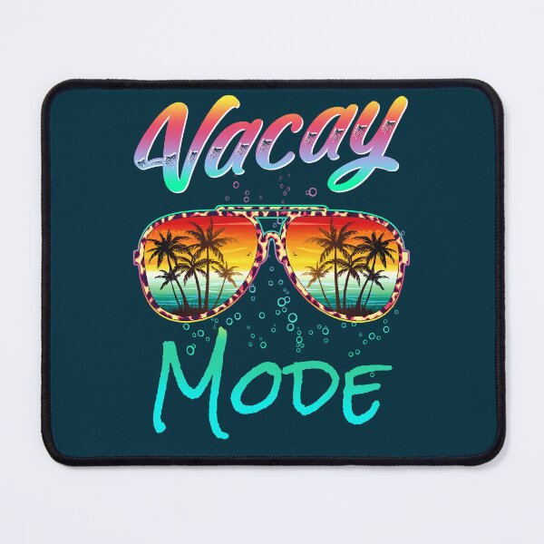 Item preview, Summer Vacation Sunglasses Beach Sunset Vacay Mode Funny designed and sold by GreenSplash.