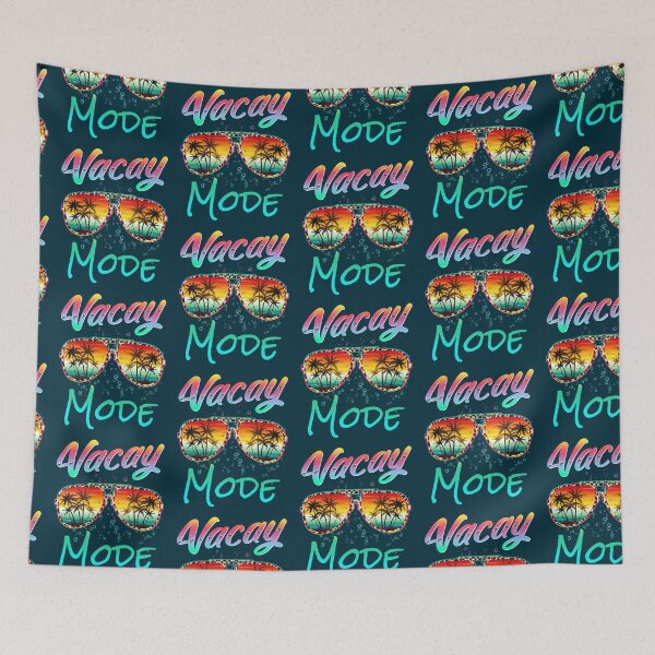 Item preview, Summer Vacation Sunglasses Beach Sunset Vacay Mode Funny designed and sold by GreenSplash.