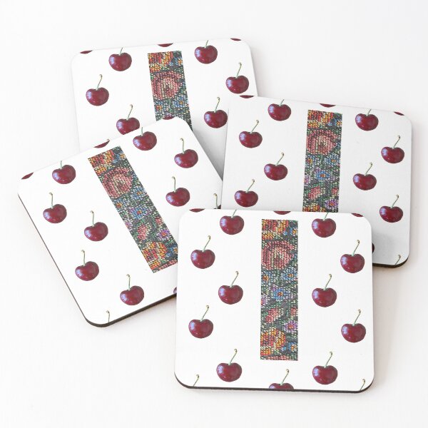 Item preview, Petit Point and cherries designed and sold by boomantique.