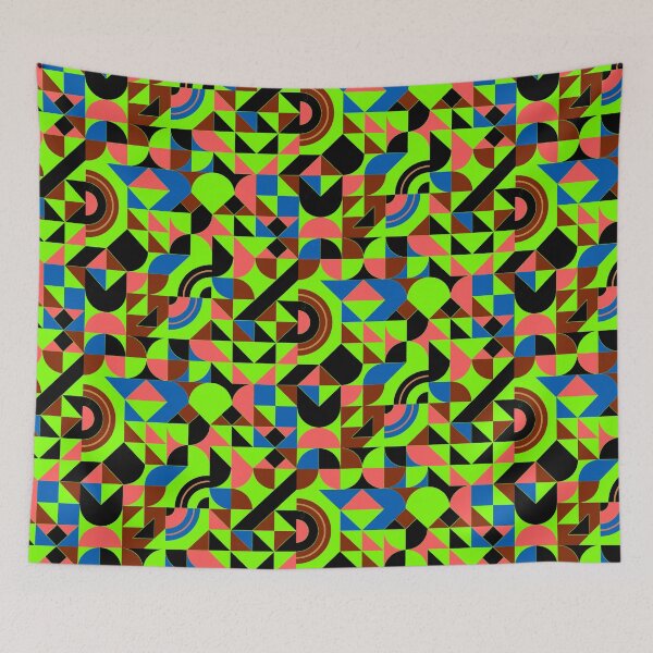 Item preview, geometric colorful patterns conceptual Art - Abstract Neo Geo graphic design designed and sold by Design Repo.