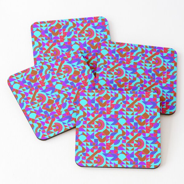 Item preview, geometric colorful patterns conceptual Art - Abstract Neo Geo graphic design designed and sold by Design Repo.