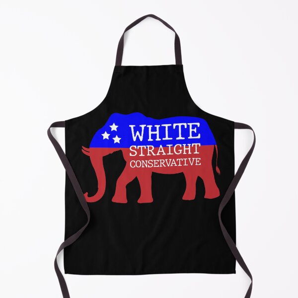 Item preview, white straight conservative republicans party designed and sold by WilliamsGFX.