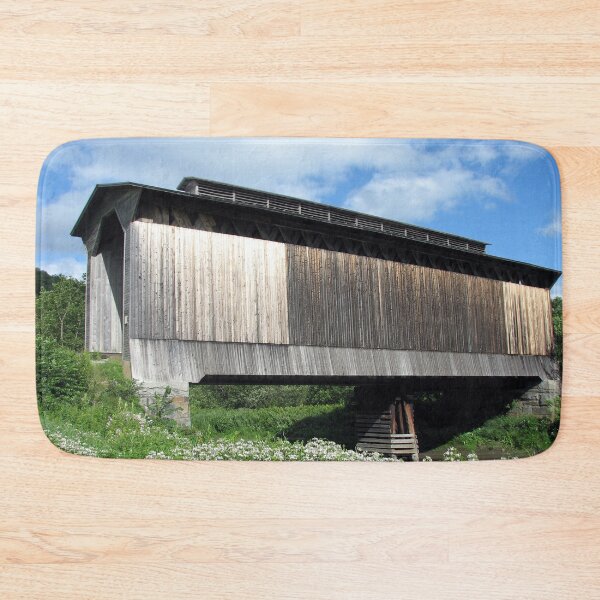 Item preview, Fisher Railroad Covered Bridge Wolcott, Vermont designed and sold by gotucoveredart.