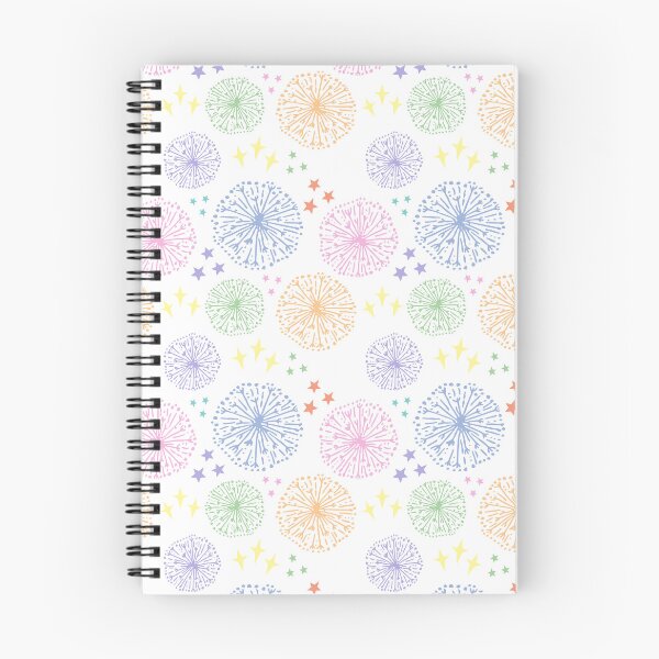Item preview, Rainbow stars and fireworks on white designed and sold by LittleBettyMakes.