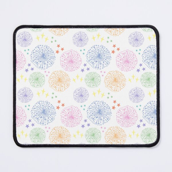 Item preview, Rainbow stars and fireworks on white designed and sold by LittleBettyMakes.
