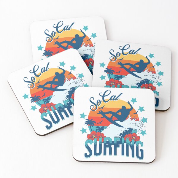 Item preview, Vintage SoCal Surfing Cali Surf Surfer California  designed and sold by CattlettArt.