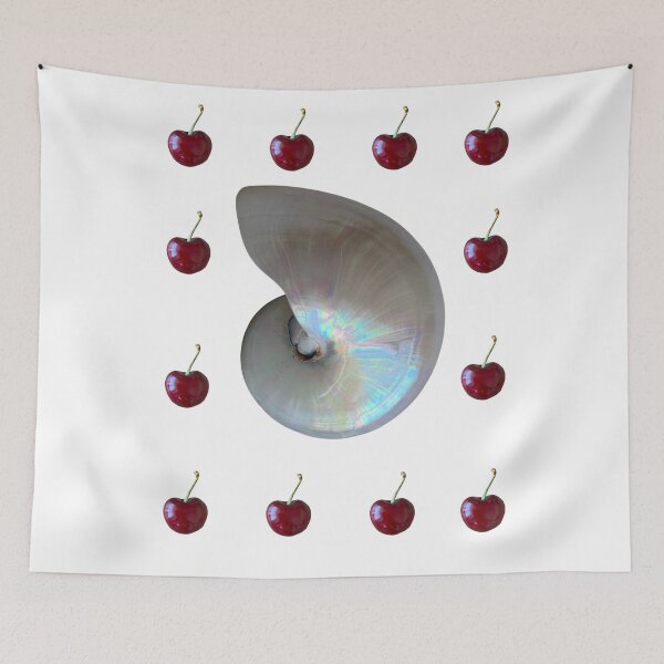 Item preview, Nautilus Shell - Cherries designed and sold by boomantique.