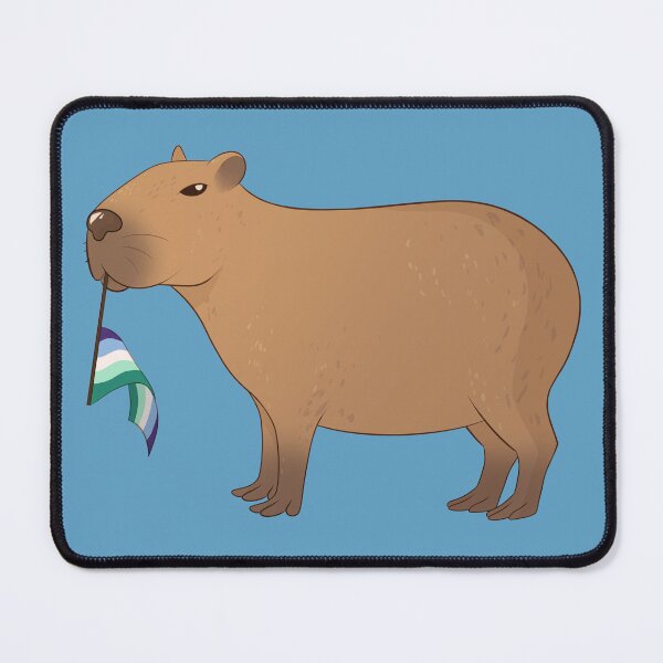 Item preview, Gay Pride Capybara designed and sold by celestialuka.