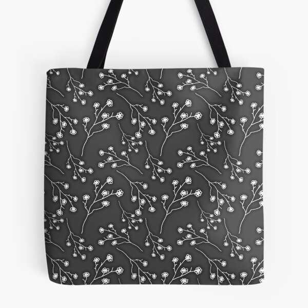 Item preview, Baby's Breath Flower Pattern - Black designed and sold by Chaparralia.