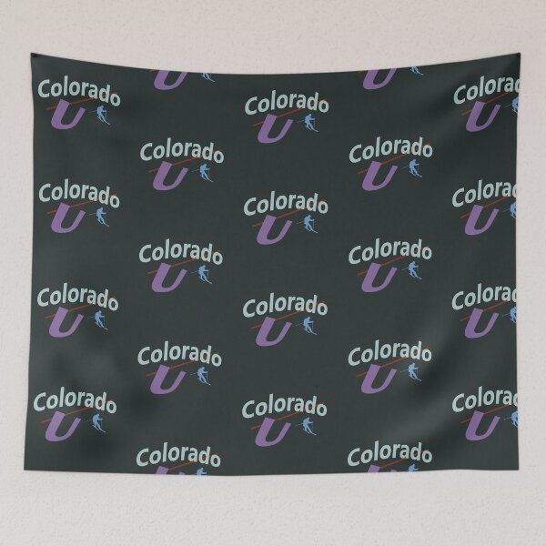 Item preview, Colorado U abstract design designed and sold by lobodelnoir.
