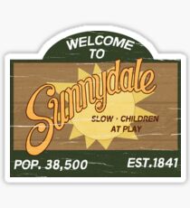 Welcome to Sunnydale : Inspired by Buffy The Vampire Slayer Sticker