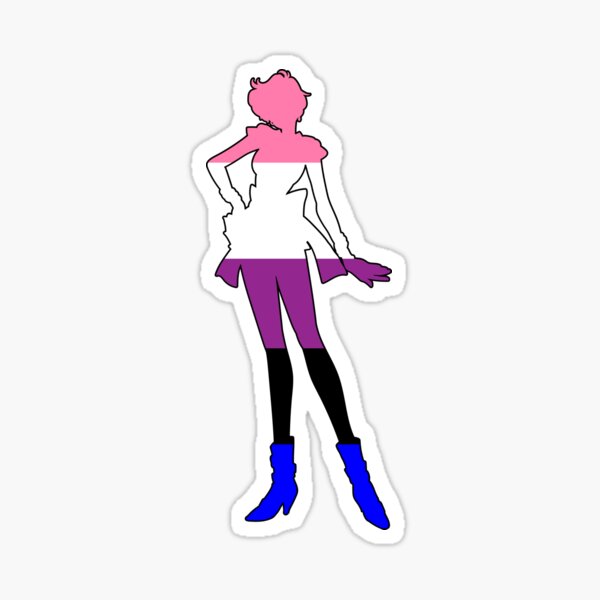 Sailor Uranus Genderfluid Pride Sticker For Sale By Ziafrazier Redbubble 0829