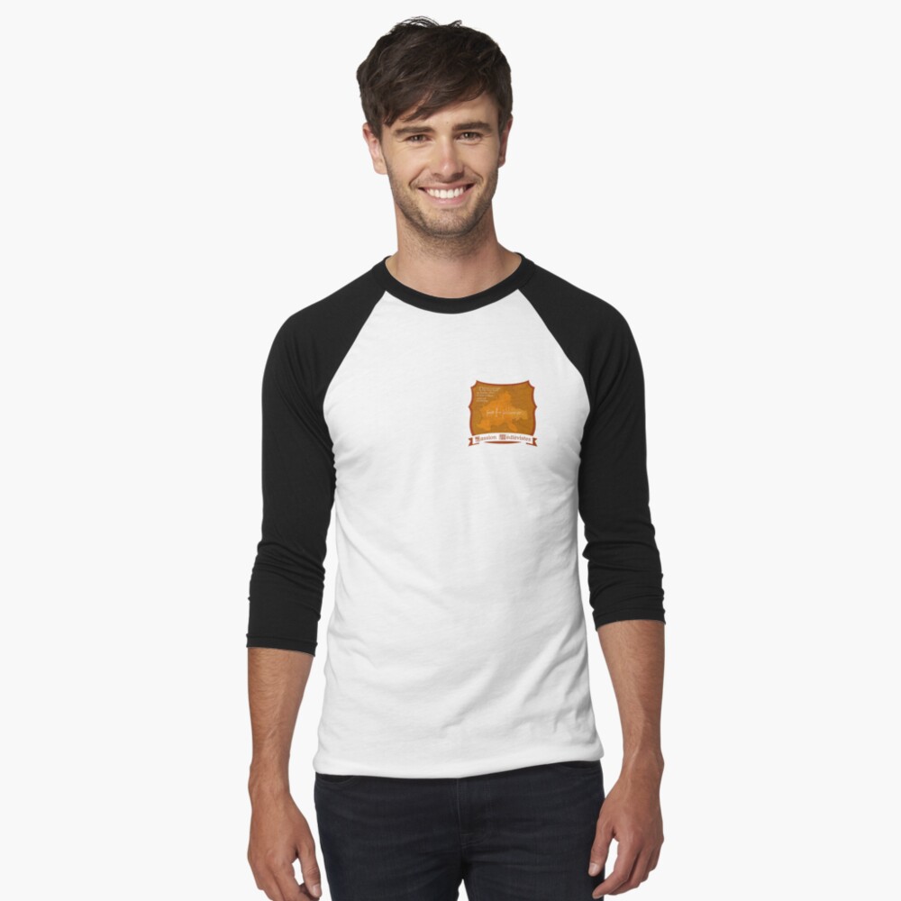 Aperçu de l'œuvre T-shirt baseball manches ¾ créée et vendue par PMedievistes.