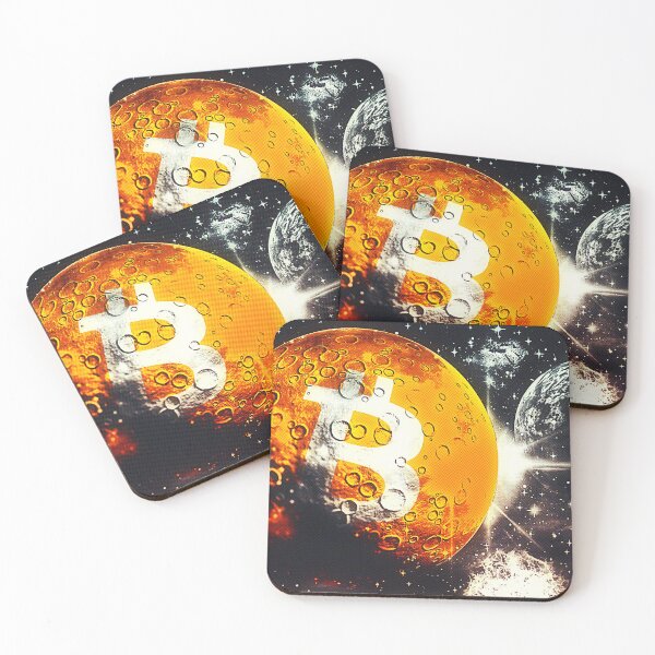 Item preview, Crypto Bitcoin To The Moon designed and sold by Crypmetal.