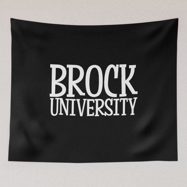 Item preview, White Brock University Retro Letters designed and sold by jessicaleah15.