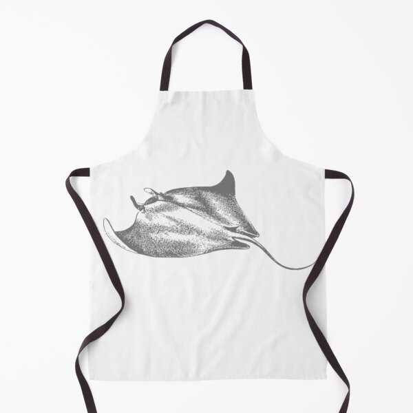 Item preview, Monochrome Black and white Blot Spot Stingray designed and sold by imhae.