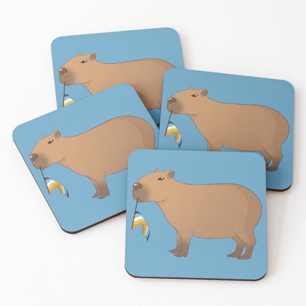 Item preview, Aroace Pride Capybara designed and sold by celestialuka.