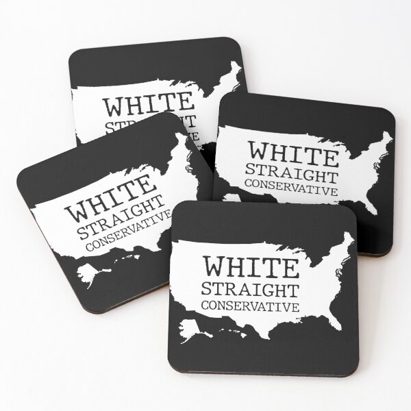 Item preview, white straight conservative republicans party designed and sold by WilliamsGFX.