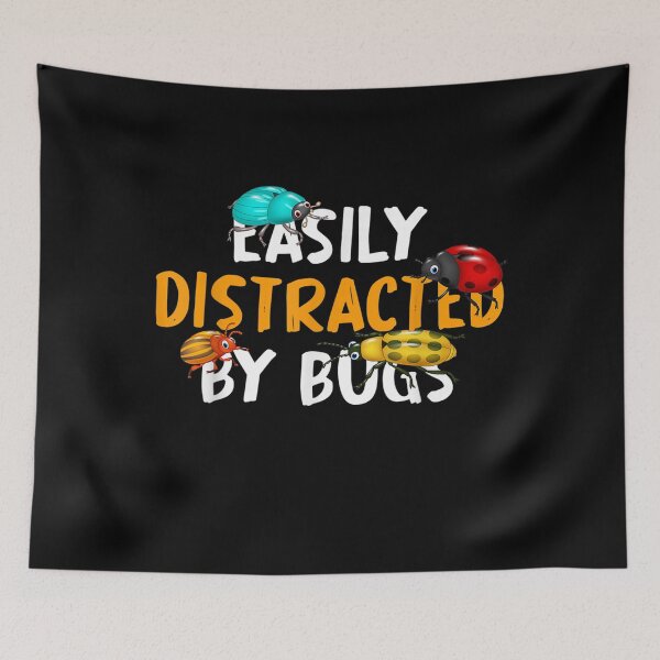 Item preview, Easily Distracted By Bugs Entomologist Insect Collector Bug  designed and sold by DaiShop.