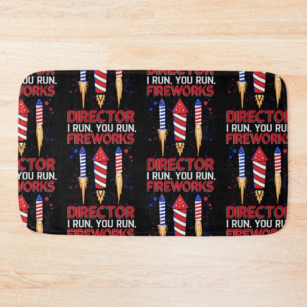 Item preview, Fireworks Director I Run You Run Funny July 4th Fireworks Lover designed and sold by SharpThreadZ.