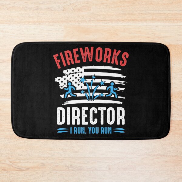 Item preview, Fireworks Director I Run You Run Funny Fireworks Lover designed and sold by SharpThreadZ.