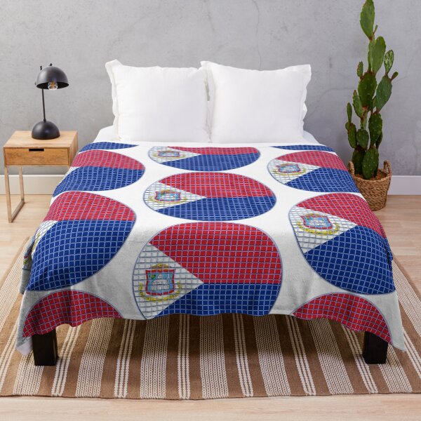 Item preview, Saint Martin Flag Rounded - Squares Pixel designed and sold by MoonElite.