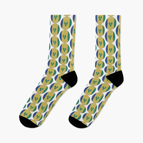 Item preview, Saint Vincent and the Grenadines Flag Rounded - Squares Pixel  designed and sold by MoonElite.