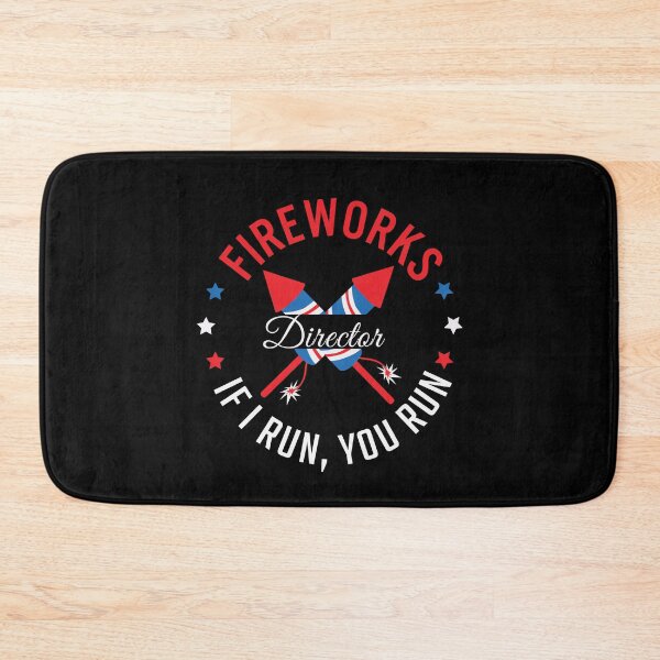 Item preview, Fireworks Director I Run You Run Fireworks Lover Funny July 4th designed and sold by SharpThreadZ.