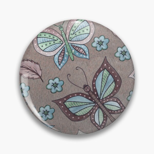 Item preview, Mauve Pink Butterfly Pattern designed and sold by HappyLifeCreate.