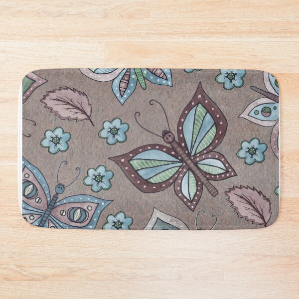 Item preview, Mauve Pink Butterfly Pattern designed and sold by HappyLifeCreate.