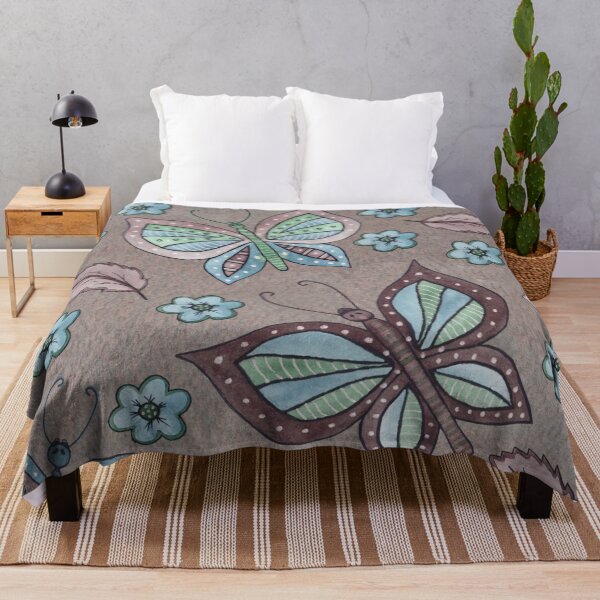 Item preview, Mauve Pink Butterfly Pattern designed and sold by HappyLifeCreate.
