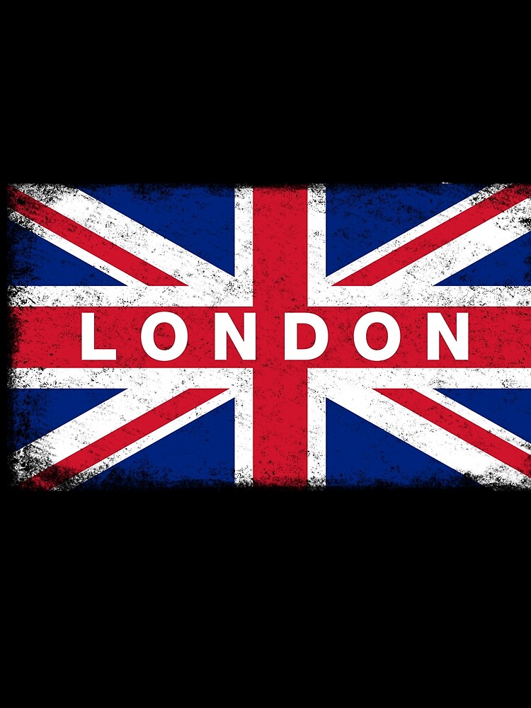 London Shirt Vintage United Kingdom Flag T-Shirt by ozziwar