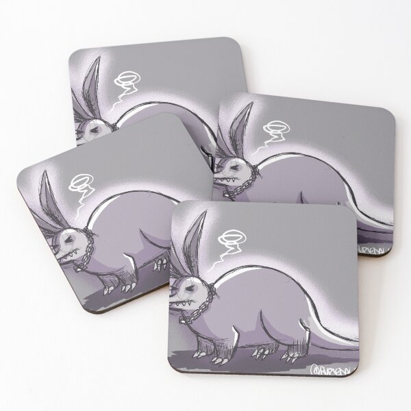 Item preview, Grumpy Punk Aardvark designed and sold by BuriedAliens.