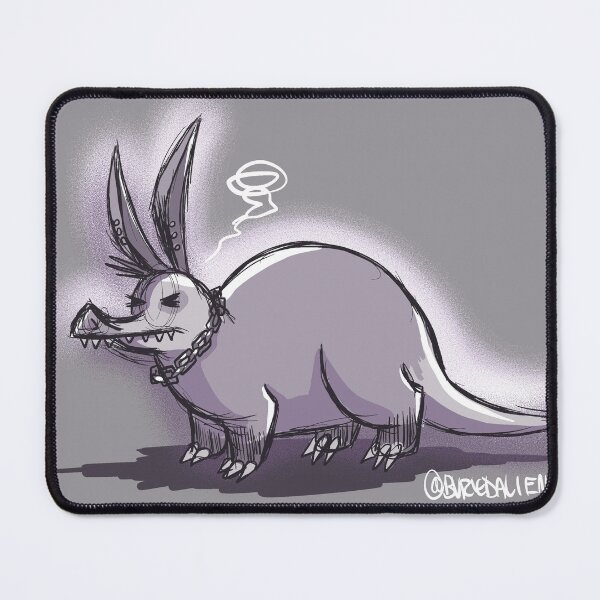 Item preview, Grumpy Punk Aardvark designed and sold by BuriedAliens.