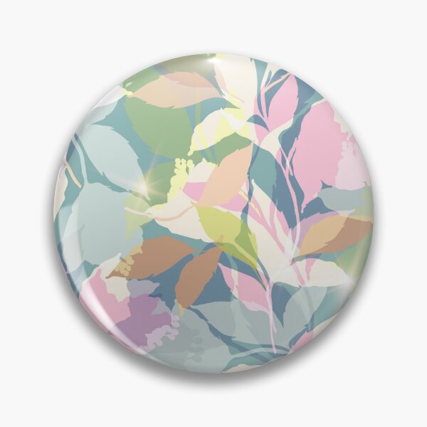 Item preview, Kaleidscope Floral Foliage_Blue designed and sold by PaisleyandDot.