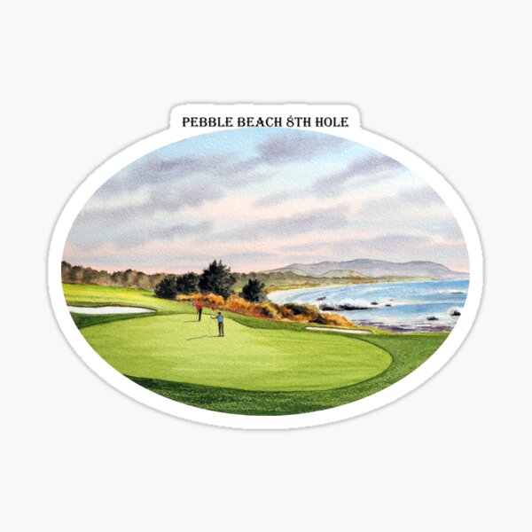 Item preview, Pebble Beach Golf Course 8Th Green Putting Out designed and sold by William Holkham.