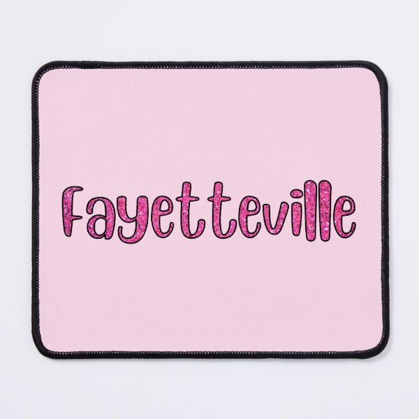 Item preview, Bright Pink Glittery Fayetteville designed and sold by Pink Ribbon.