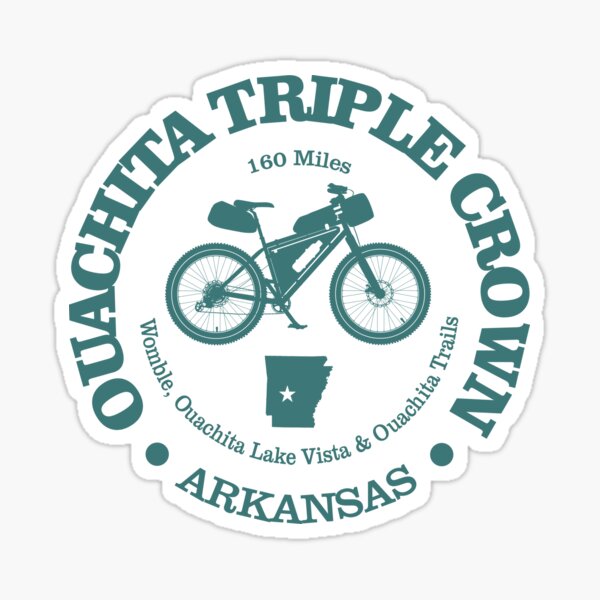 Item preview, Ouachita Triple Crown (cycling) designed and sold by curranmorgan.