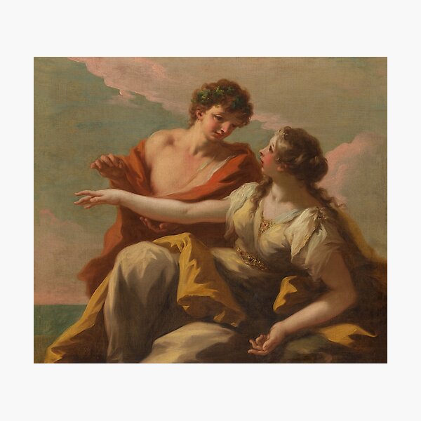 Item preview, Bacchus and Ariadne | Giovanni Antonio Pellegrini | 1720 Greek Mythology Art designed and sold by CJET.