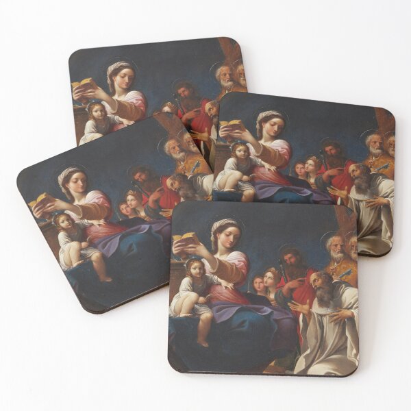 Item preview, Madonna and Child with Saints | Ludovico Carracci | 1607 Renaissance Christian Art designed and sold by CJET.