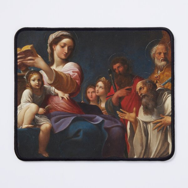 Item preview, Madonna and Child with Saints | Ludovico Carracci | 1607 Renaissance Christian Art designed and sold by CJET.