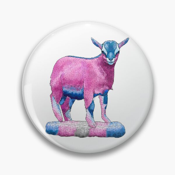 Item preview, Transgender Baby Goat Trans Pride designed and sold by kylepeterart.